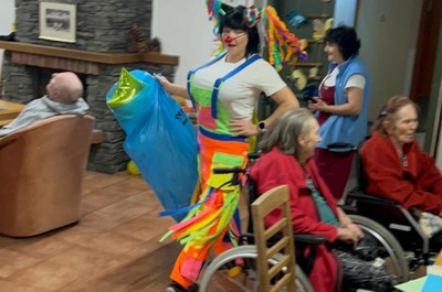 Klaun v Domově U Nás