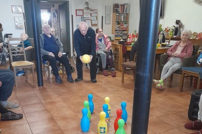 Kuželky v Domově U Nás