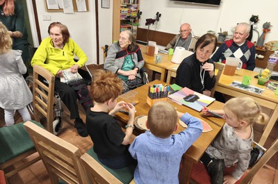 Společné tvoření s dětmi z mateřské školy