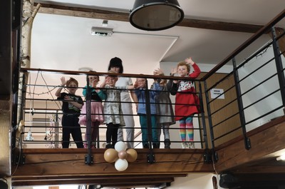 Společné tvoření s dětmi z mateřské školy