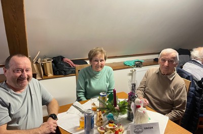 Vánoční posezení v Domově U Nás 2025