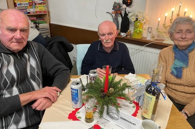 Vánoční posezení v Domově U Nás 2025