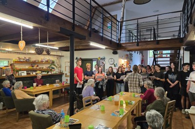 Vystoupení studentů Waldorfského lycea Praha