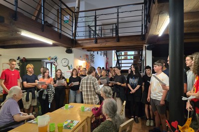 Vystoupení studentů Waldorfského lycea Praha